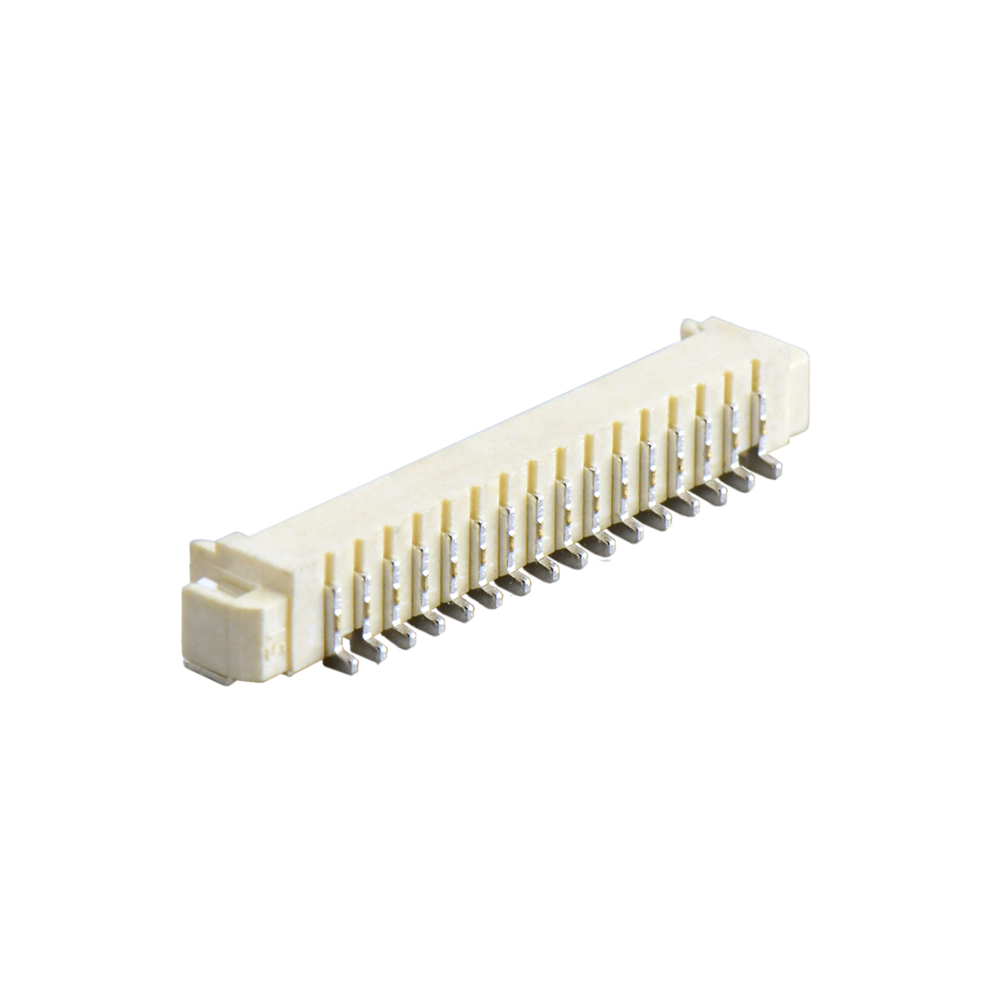 Wafer Pitch 1.25mm 单排卧式 SMT型 无卤